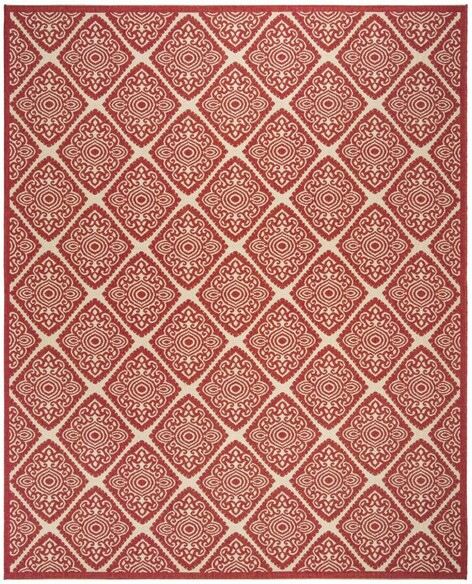 Safavieh Linden LND132Q Red and Creme