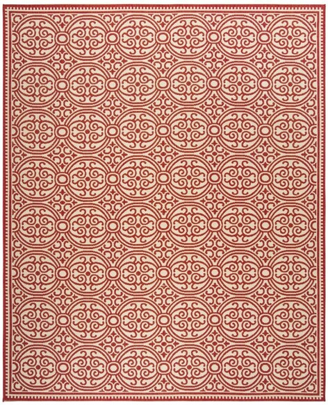 Safavieh Linden LND134Q Red and Creme