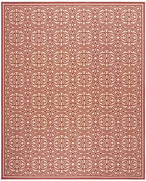 Safavieh Linden LND134Q Red and Creme