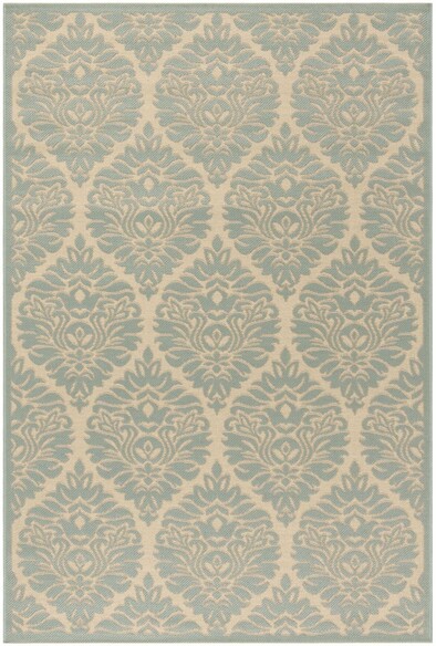 Safavieh Linden LND135L Cream and Aqua