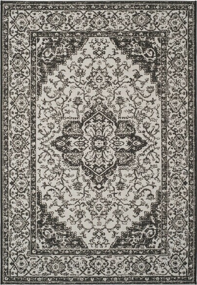 Safavieh Linden LND137A Light Grey and Charcoal