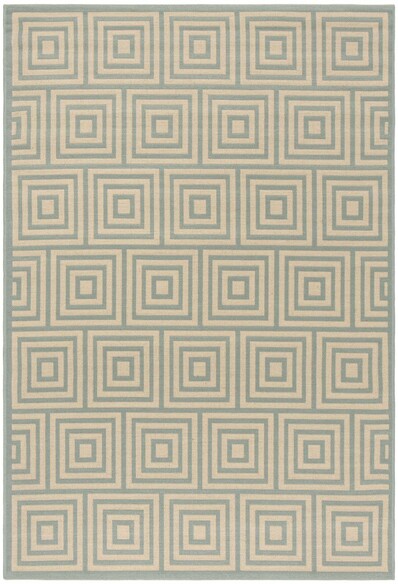 Safavieh Linden LND173L Cream and Aqua