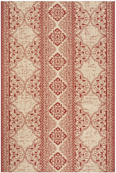 Safavieh Linden LND174Q Red and Creme