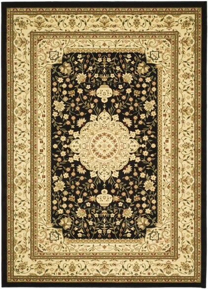 Safavieh Lyndhurst LNH213A Black and Ivory