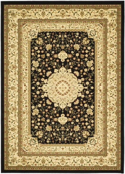 Safavieh Lyndhurst LNH213A Black and Ivory