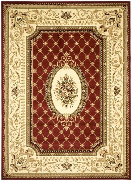 Safavieh Lyndhurst LNH223B Red and Ivory