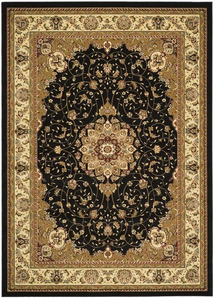 Safavieh Lyndhurst LNH329A Black and Ivory