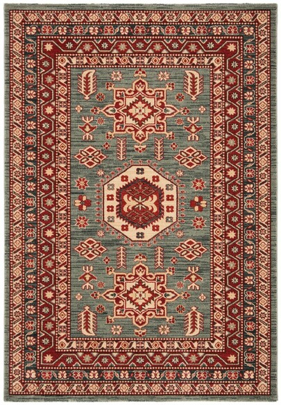 Safavieh Mahal MAH640K Turquoise and Cream
