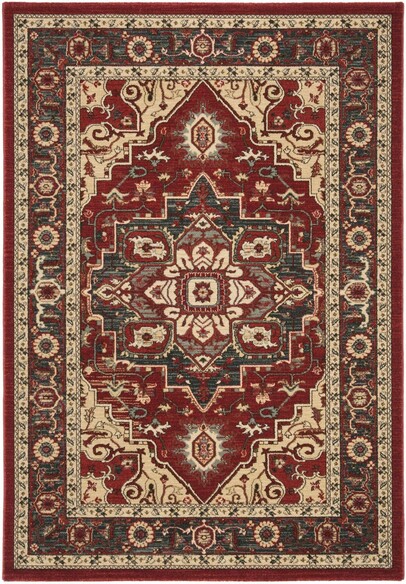 Safavieh Mahal MAH698Q Red and Creme