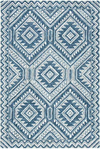 Safavieh Metro MET122M Blue and Ivory