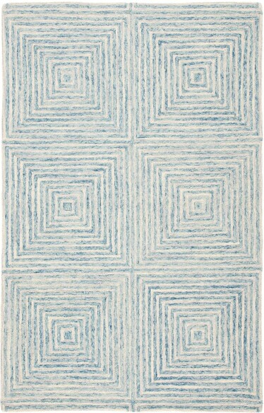 Safavieh Metro MET454L Light Blue and Ivory