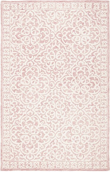 Safavieh Metro MET857U Pink and Ivory