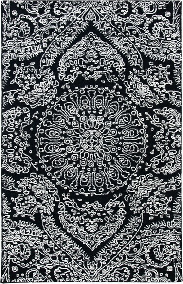 Safavieh Metro MET993Z Black and Ivory