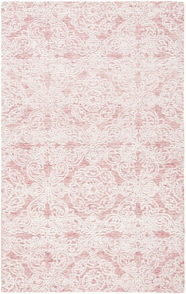 Safavieh Metro MET997U Dark Pink and Ivory