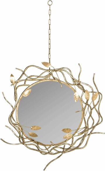 GOLD WREATH MIRROR