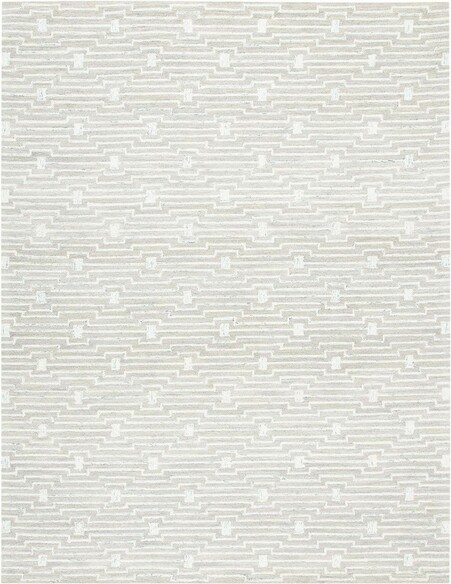 Safavieh MicroLoop MLP178F Light Grey and Ivory