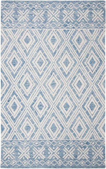 Safavieh MicroLoop MLP646M Blue and Ivory