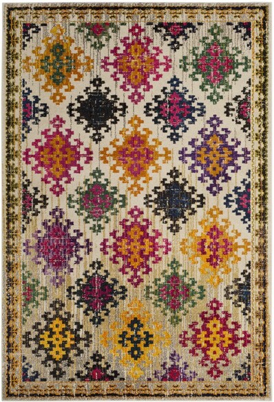 Safavieh Monaco MNC244A Ivory and Multi