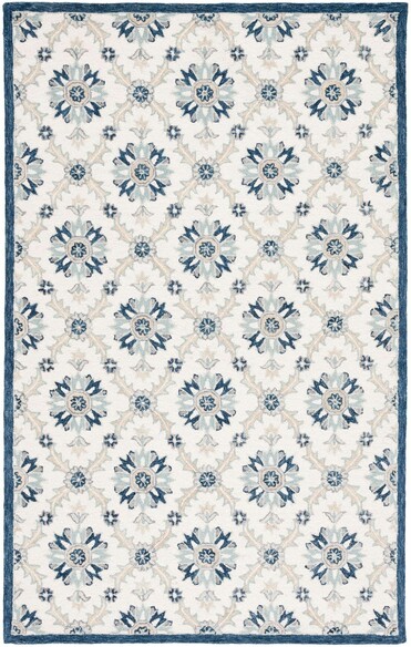 Safavieh Martha Stewart MSR4750Z Ivory and Blue