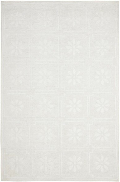 Safavieh Martha Stewart MSR5751A Daisy Square Gls Of Milk Wht