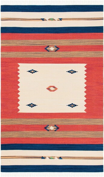 Safavieh Montauk MTK552A Blue and Red
