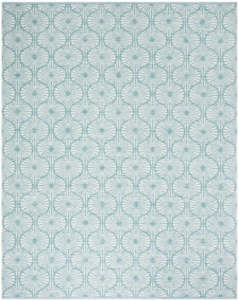 Safavieh Montauk MTK606H Aqua and Ivory