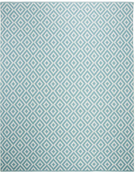 Safavieh Montauk MTK613L Light Blue and Ivory