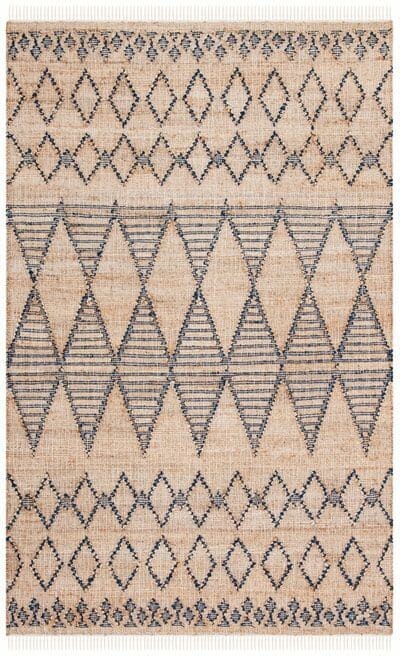 Safavieh Natural Fiber NF224Z Black and Natural