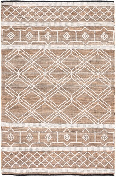 Safavieh Natural Fiber NF226A Natural and Ivory