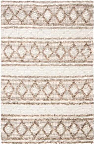 Safavieh Natural Fiber NF866B Taupe and Ivory