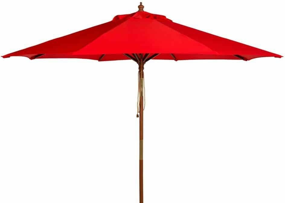 BETHANY 9FT WOODEN UMBRELLA