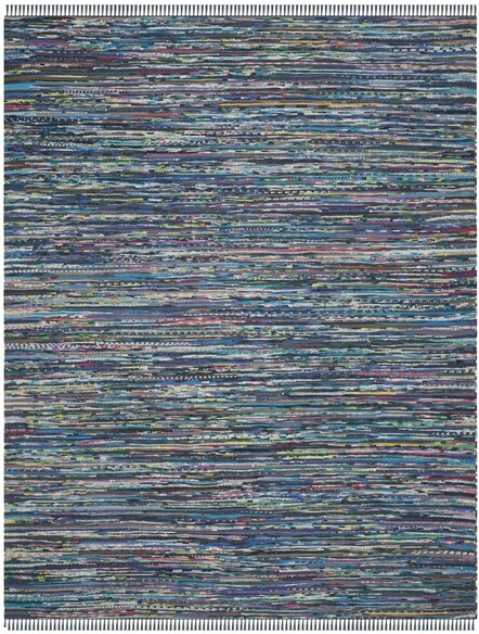 Safavieh Rag Rug RAR121C Ink and Multi