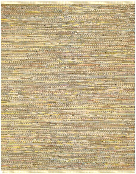 Safavieh Rag Rug RAR121H Yellow and Multi