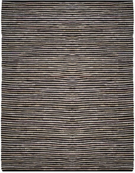 Safavieh Rag Rug RAR130Q Black and Multi