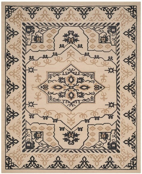 Safavieh RvtRestoration Vintage RVT424A Ivory and Charcoal