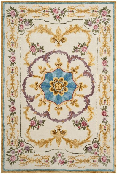 Safavieh Savonnerie SAV609A Ivory and Multi