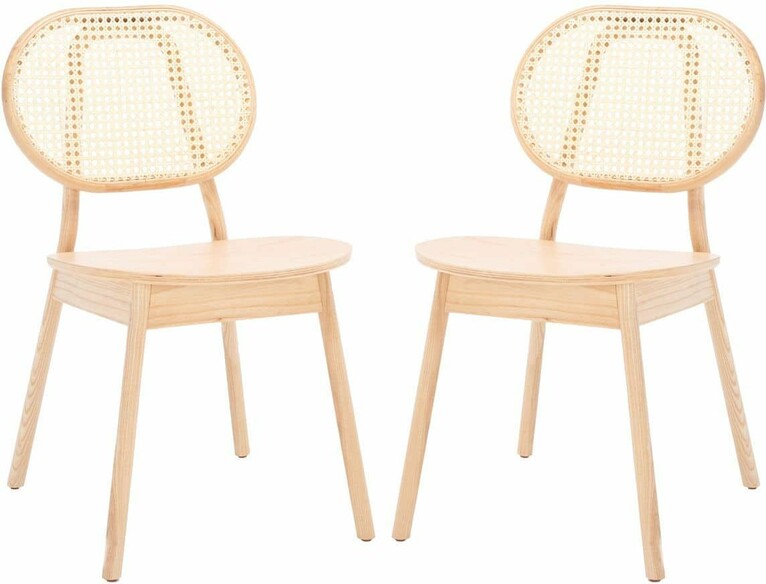 KRISTIANNA RATTAN BACK DINING CHAIR