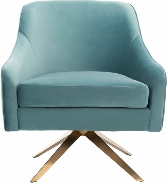 LEYLA SWIVEL VELVET CHAIR
