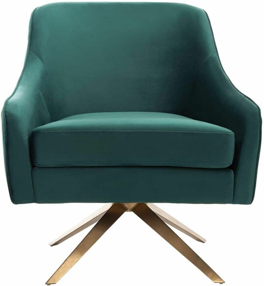 LEYLA SWIVEL VELVET CHAIR