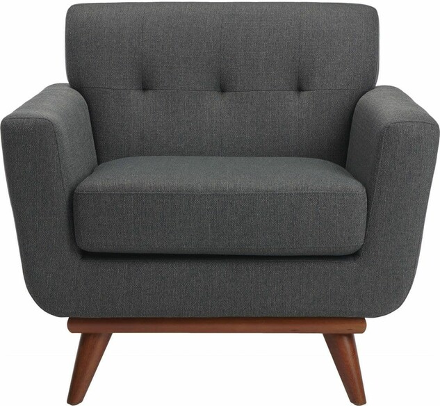 OPAL LINEN TUFTED ARM CHAIR