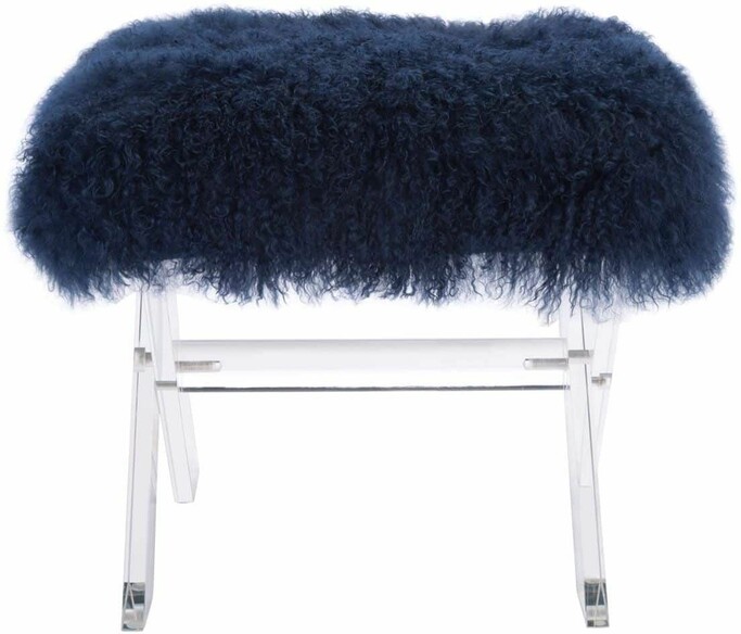CORALINE SHEEPSKIN OTTOMAN