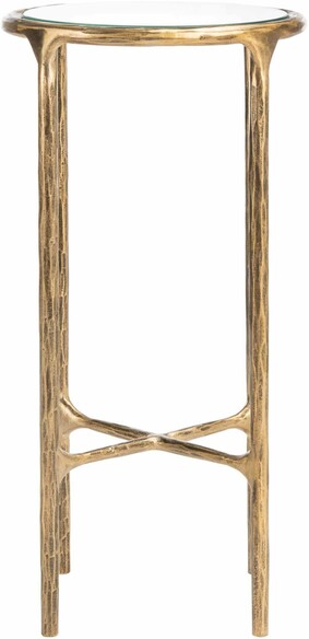 JESSA METAL TALL RD END TABLE