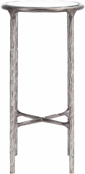 JESSA METAL TALL RD END TABLE