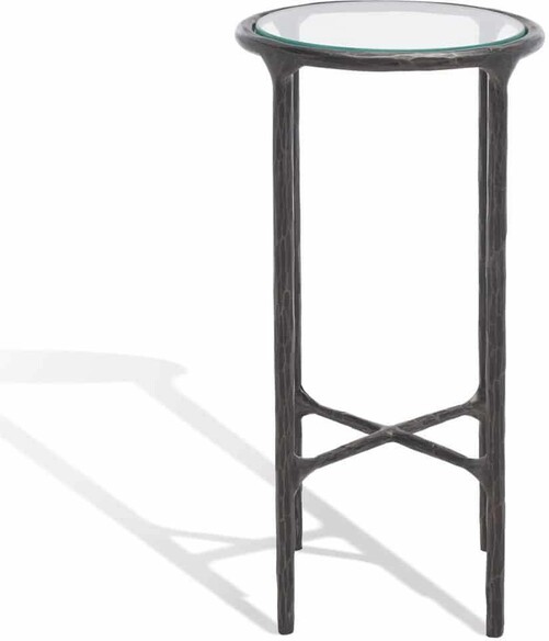 JESSA METAL TALL RD END TABLE