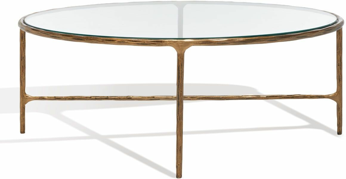 JESSA OVAL METAL COFFEE TABLE