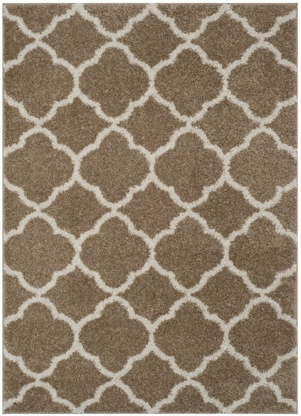 Safavieh New York Shag SG168A Dark Beige and Ivory