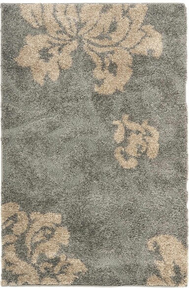 Safavieh Florida Shag SG458-8013 Grey and Beige