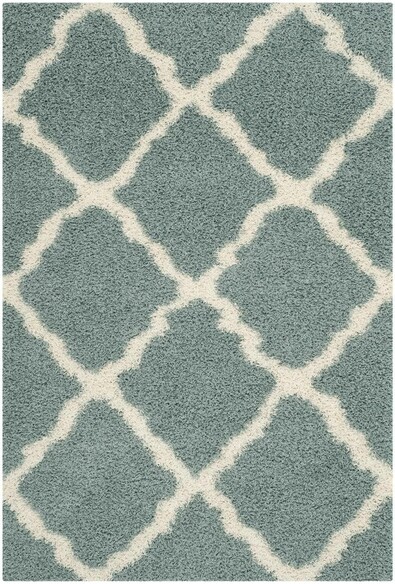 Safavieh Dallas Shag SGD257C Light Blue and Ivory