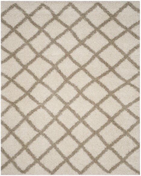 Safavieh Dallas Shag SGD258B Ivory and Beige