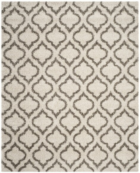 Safavieh Hudson Shag SGH284A Ivory and Grey